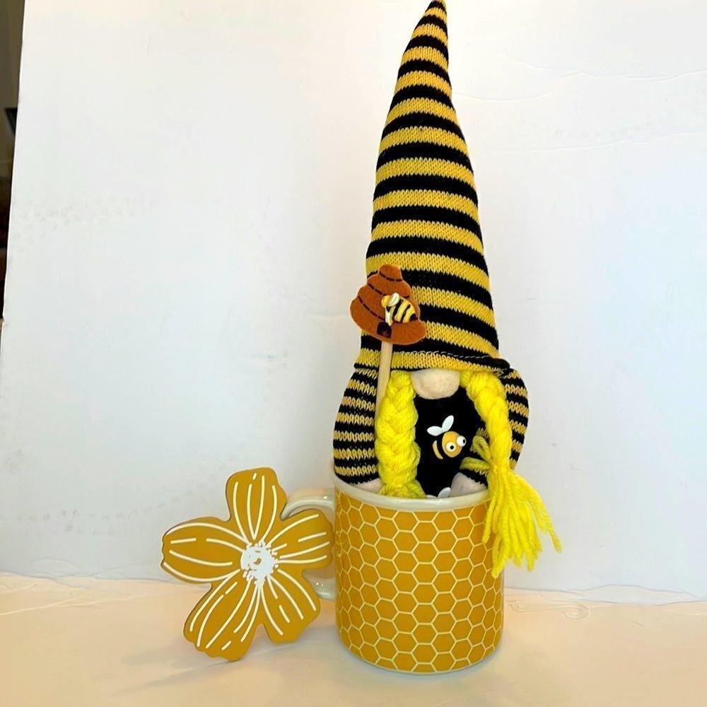 3 PIECE HONEY BEE GNOME SET